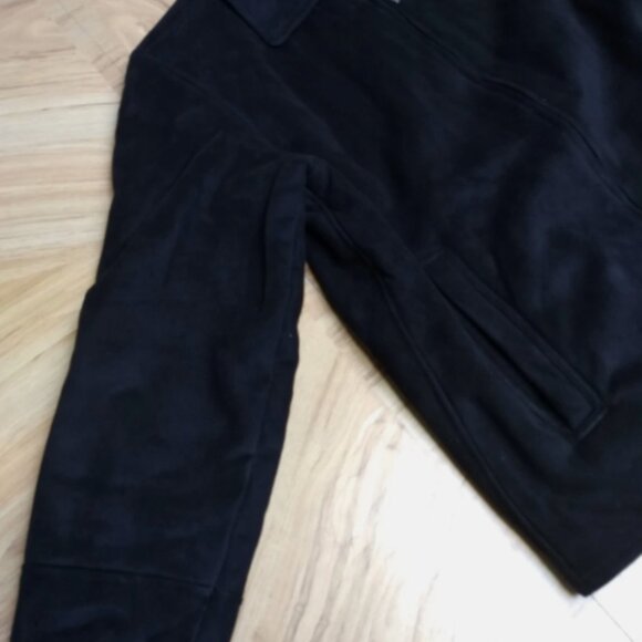 Perry Ellis Portfolio Men's Black Jacket Size Large, Fur lined - Picture 2 of 16